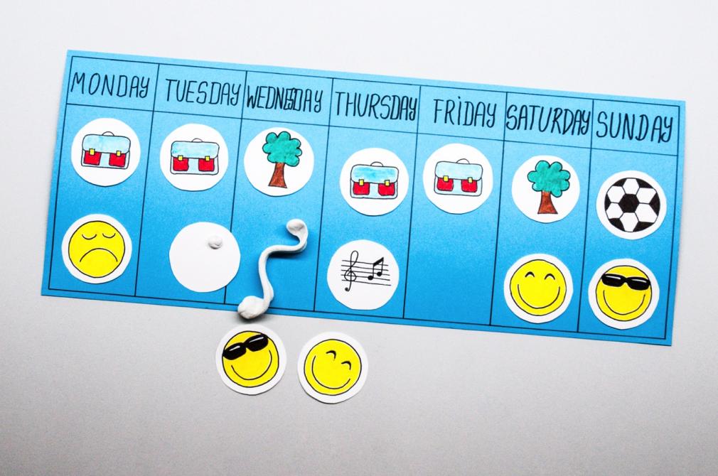 Feliz o triste: Calendario de sentimientos